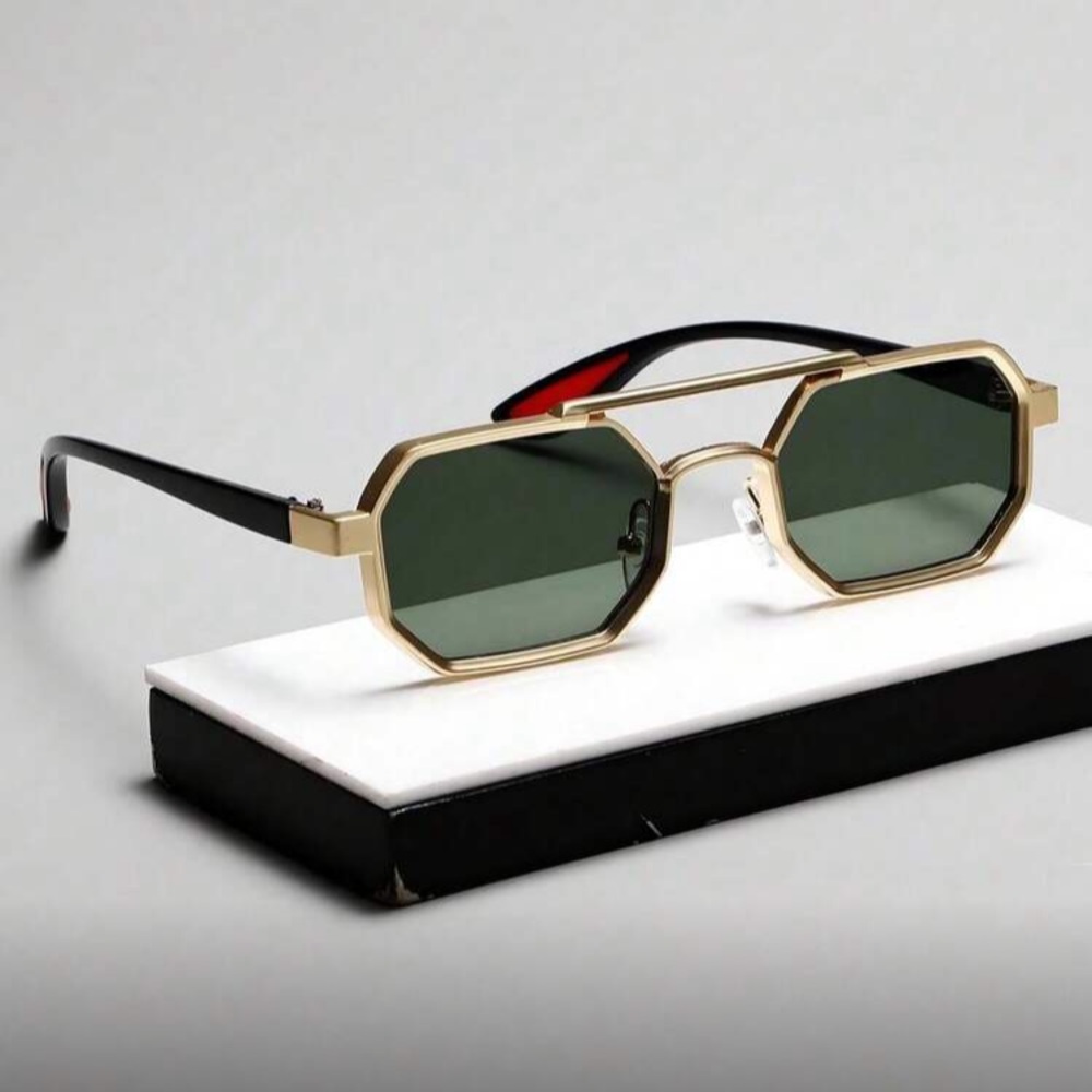 Gold and Black Sunglasses